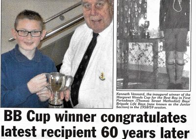 BB Cup winner congratulates latest recipient 60 years later